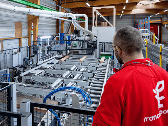 Aboutage bois machine atelier